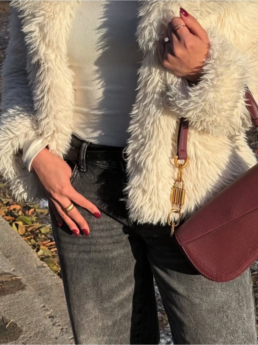 women shaggy faux fur jacket blazer teddy jacket